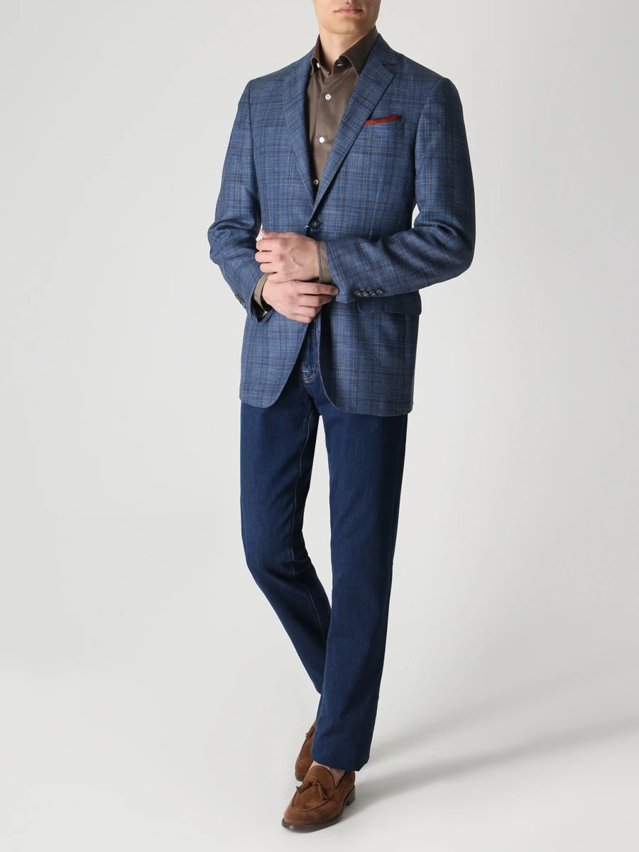 

Рубашка Regular Fit хлопковая, Коричневый, CAU 27JS S23CMJS60 005