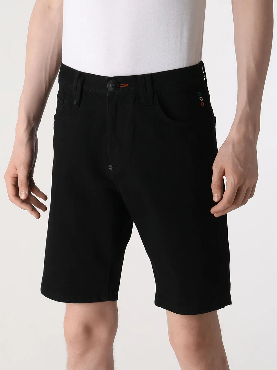 Шорты джинсовые PHILIPP PLEIN MDT2700/02 Черный  Фото 4