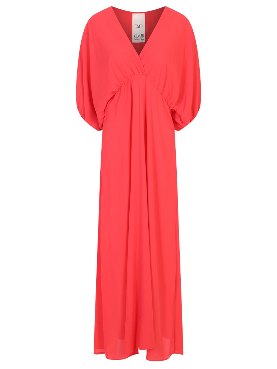 

Платье однотонное, Красный, 1705