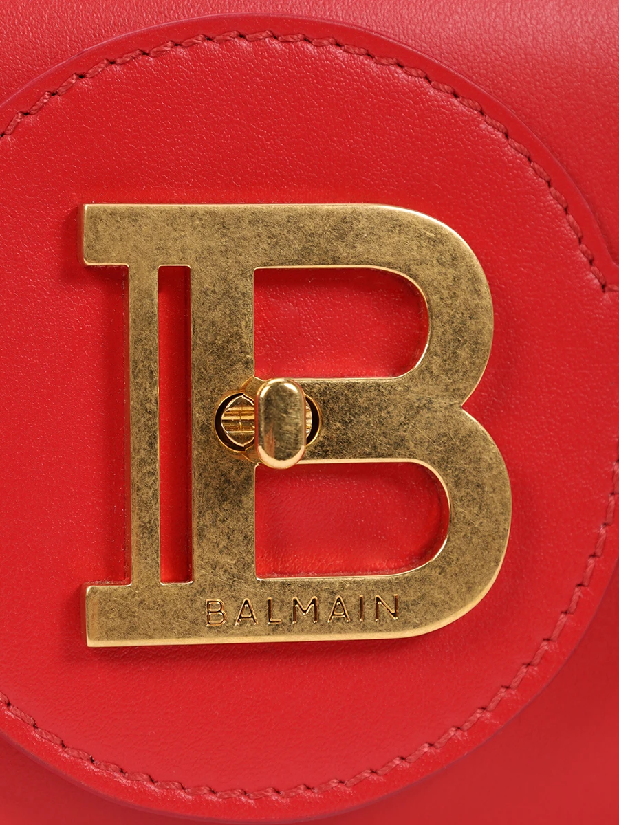 Клатч кожаный BALMAIN AN1LE596LPRS, размер Один размер, цвет красный - фото 5