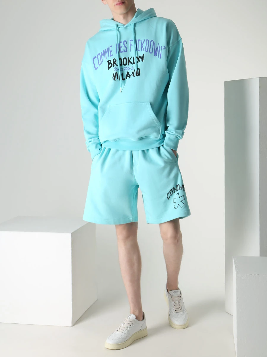 

Шорты хлопковые, Бирюзовый, CDFU2159 VERDE ACQUA