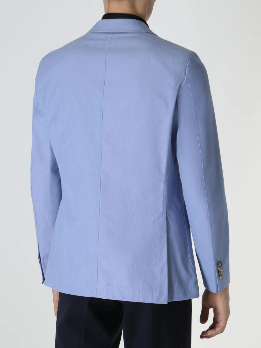 Пиджак хлопковый WINDSOR 13 MAGLIA 10015316/450 Голубой  Фото 3