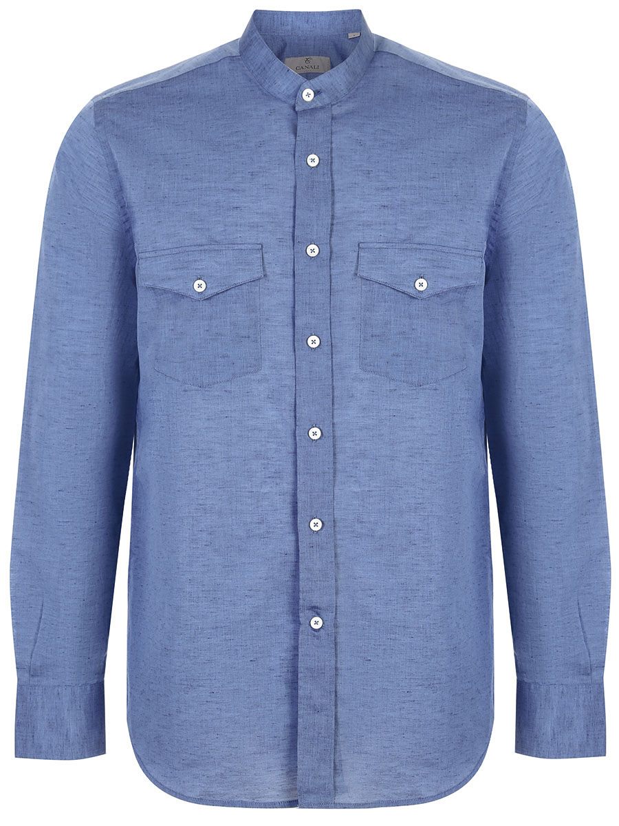 Рубашка Regular Fit льняная CANALI