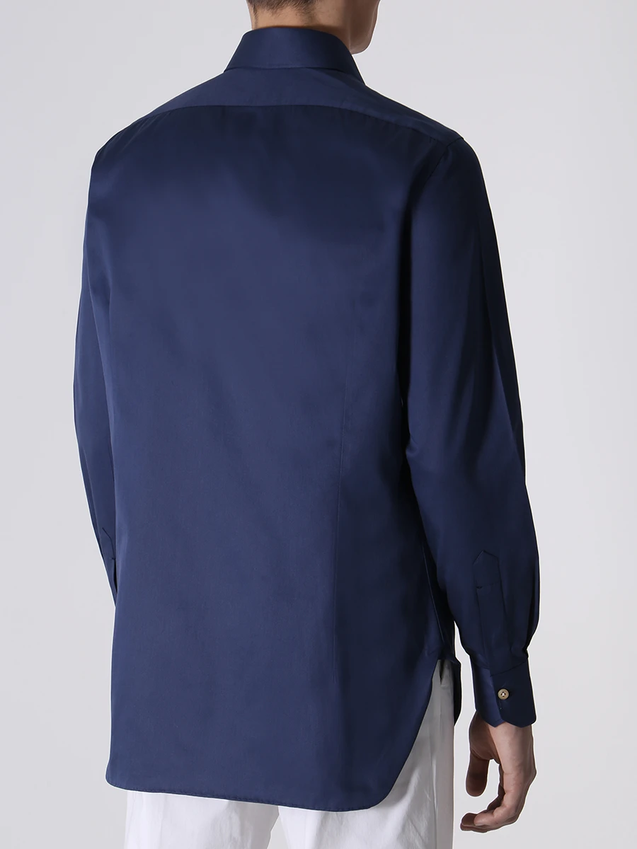 Рубашка Slim Fit хлопковая KITON UCCH0848204001, размер 50 - фото 3