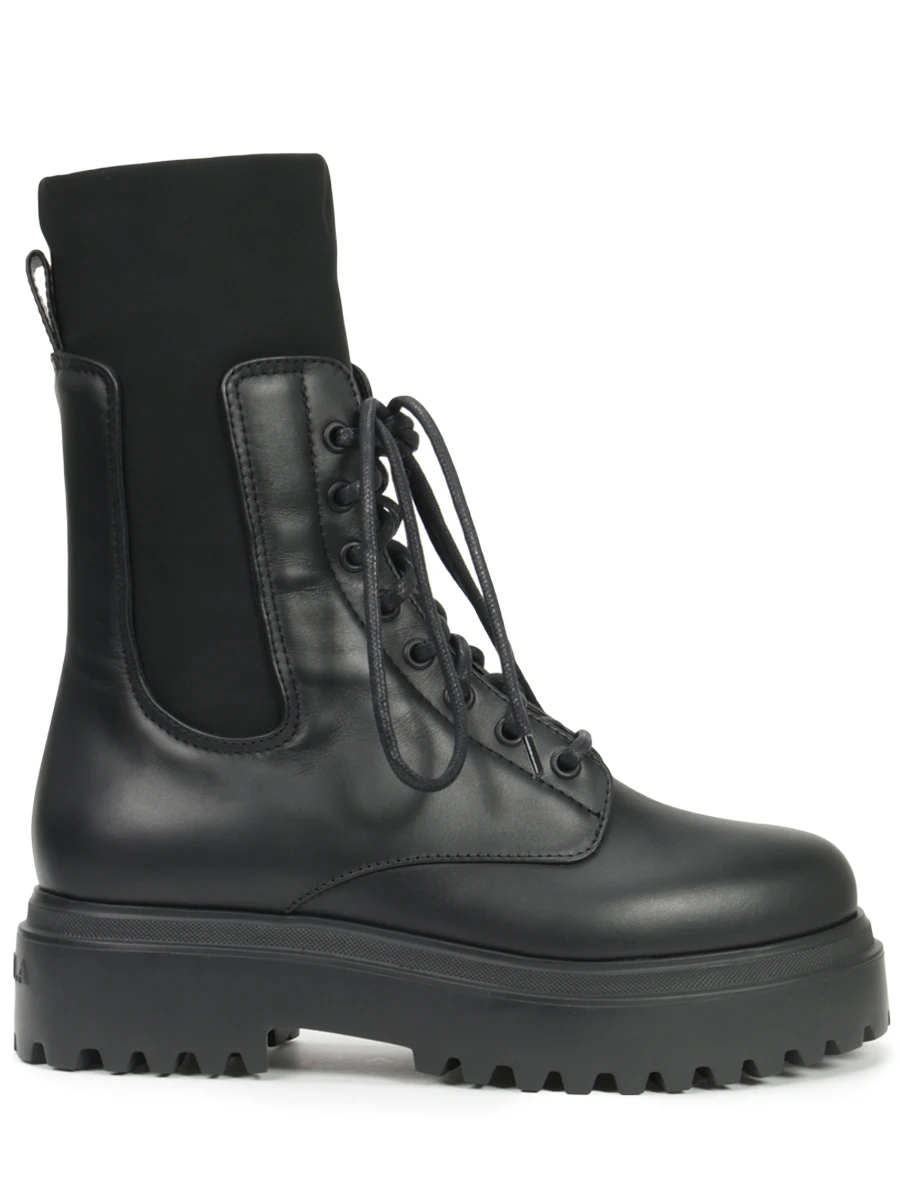 Ботинки кожаные LE SILLA 6482R020M1PP/001, размер 40, цвет черный
