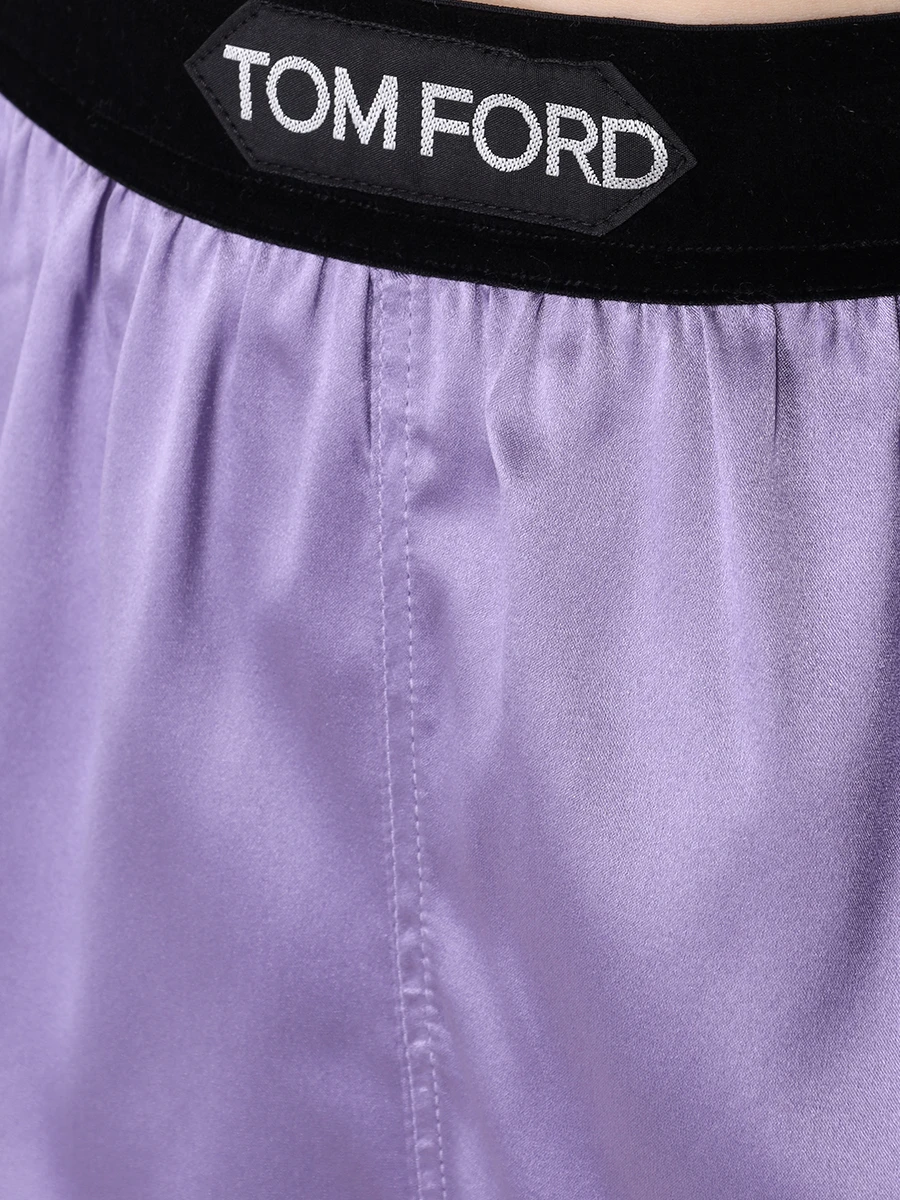Шорты шелковые TOM FORD SH0021FAX881 GV004 Сиреневый  Фото 5