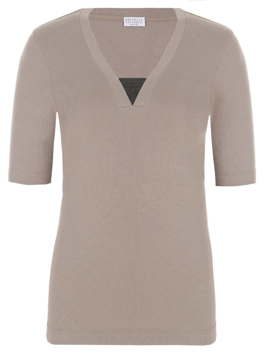 Футболка хлопковая BRUNELLO CUCINELLI