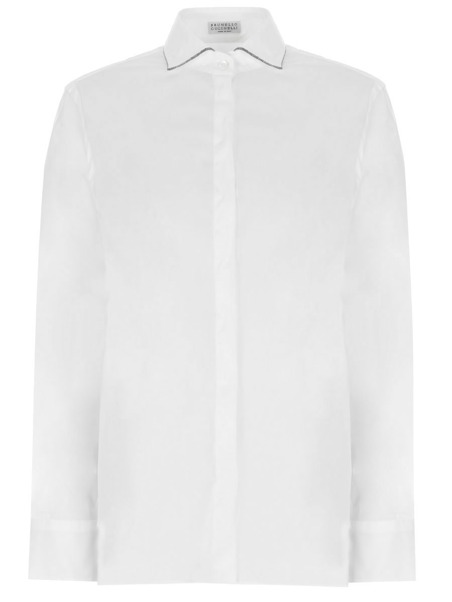 Рубашка хлопковая BRUNELLO CUCINELLI