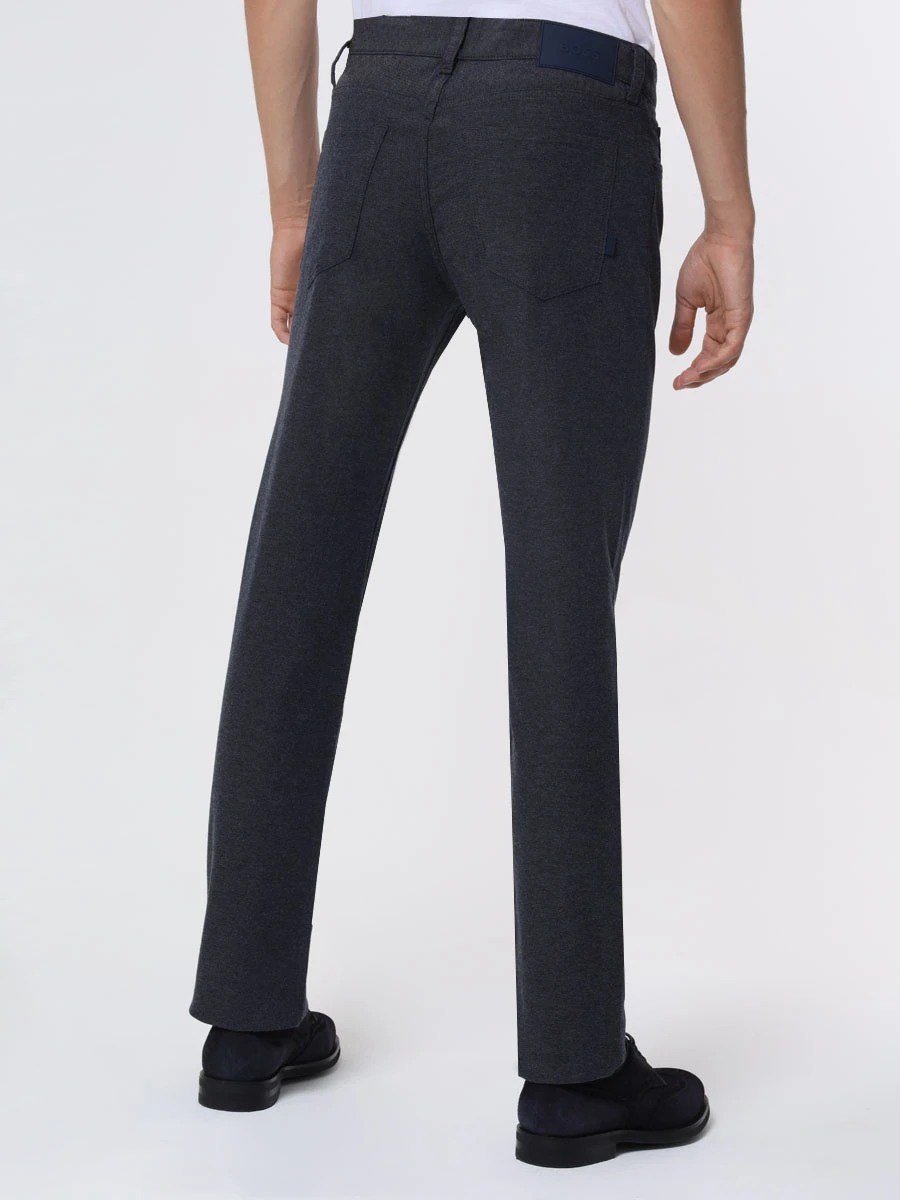 Брюки Regular Fit хлопковые BOSS 50495418/404 Синий  Фото 3