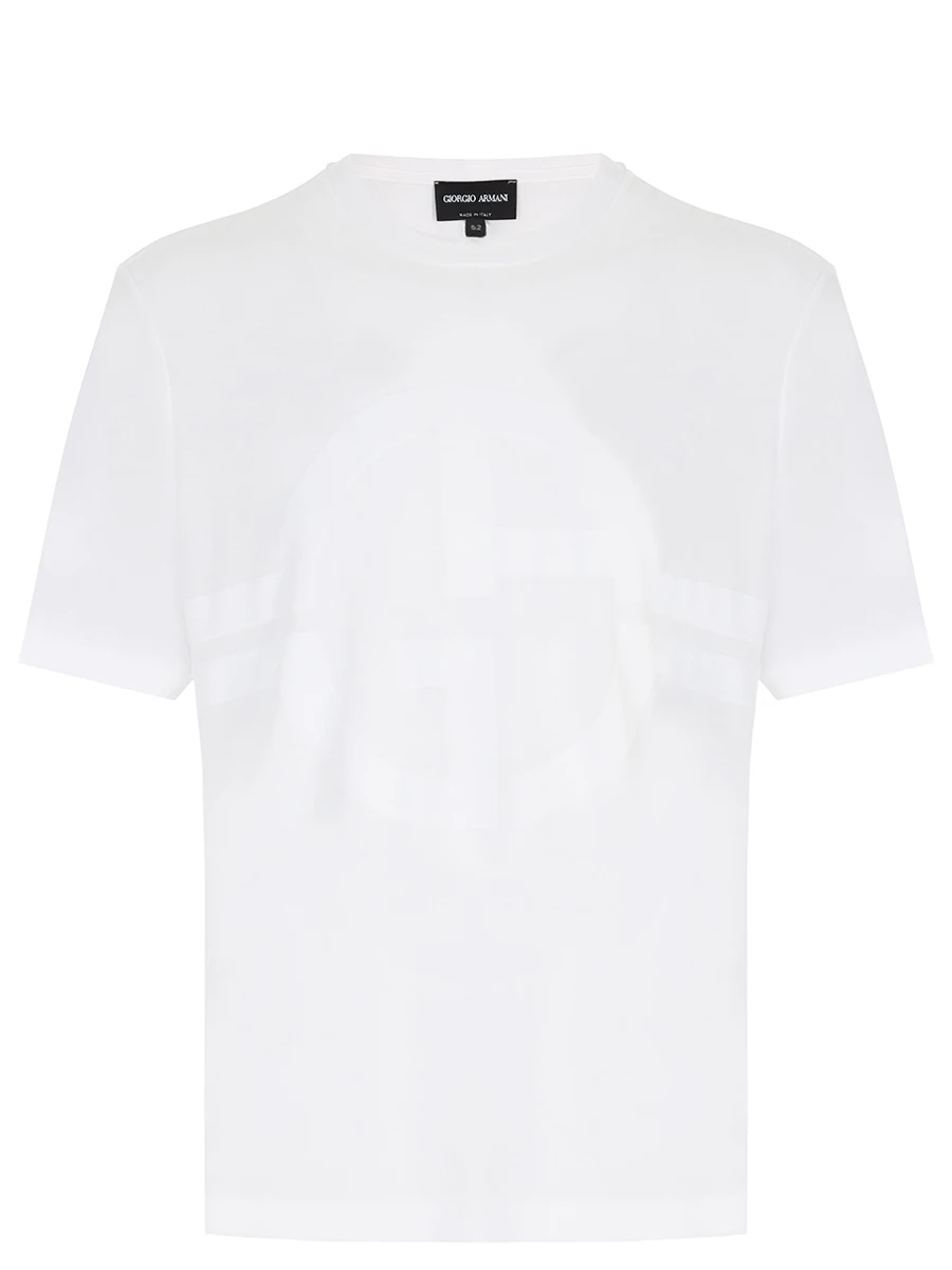 Футболка из вискозы GIORGIO ARMANI 3RSM77 PZH2 Белый  Фото 2
