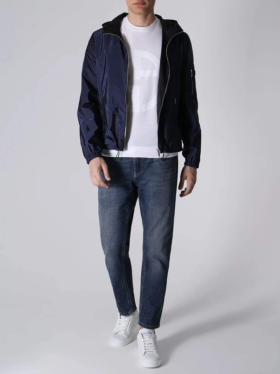 Футболка из вискозы GIORGIO ARMANI 3RSM77 PZH2 Белый  Фото 3