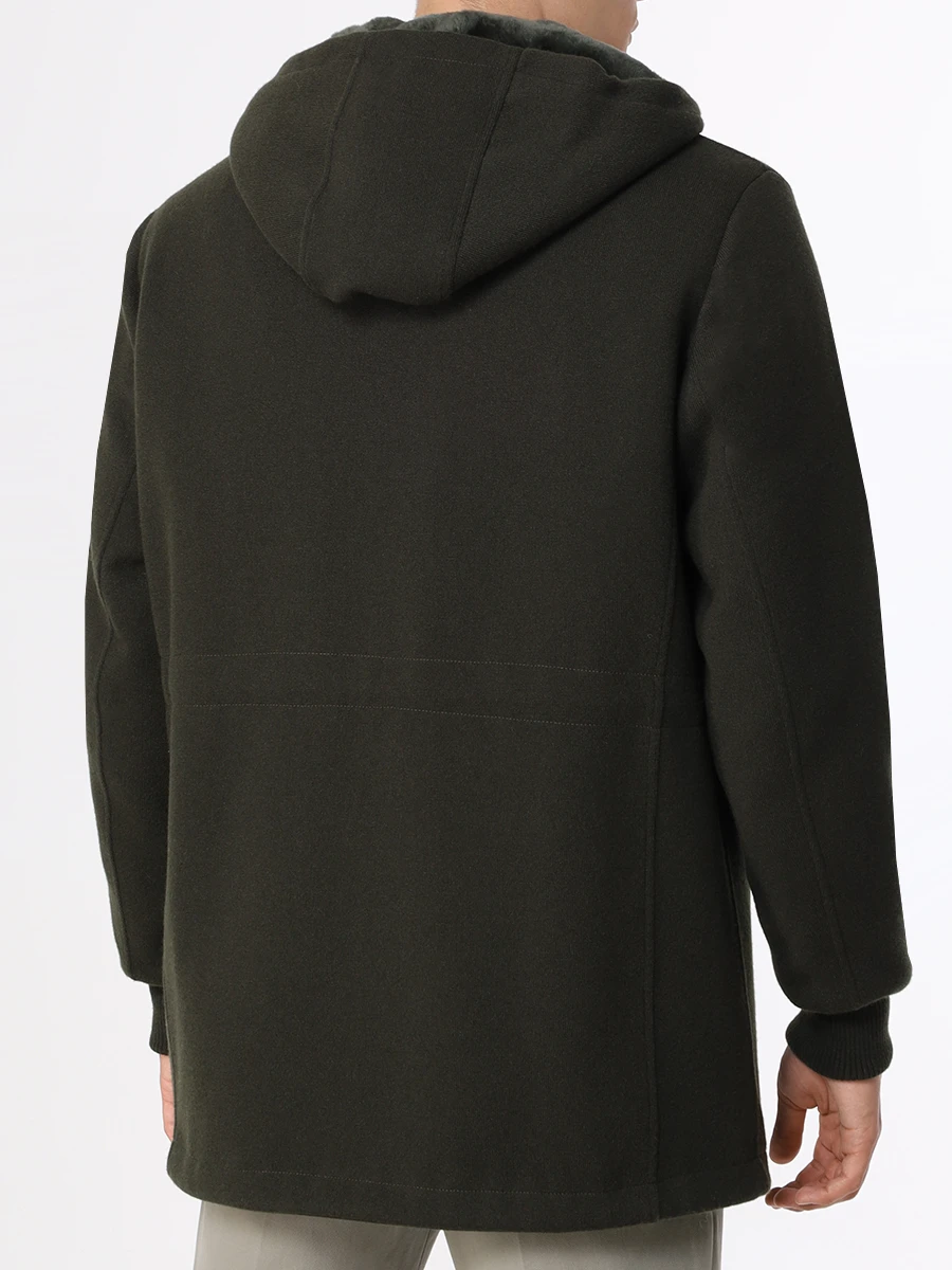 Куртка кашемировая на меху SVEVO 01055SA22 MP01/2 21606 Зеленый  Фото 3