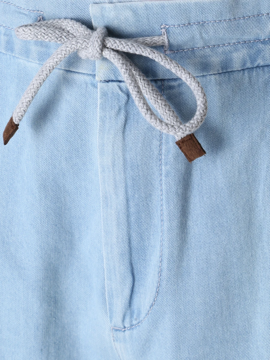 Бермуды джинсовые BRUNELLO CUCINELLI MH245Y1300 C1469, размер 48, цвет голубой - фото 5