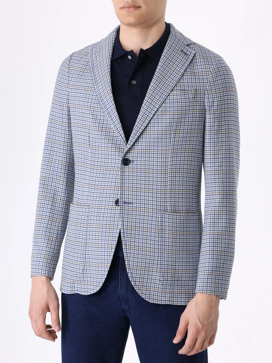 

Пиджак шерстяной, Голубой, CN3961/002/DENIM