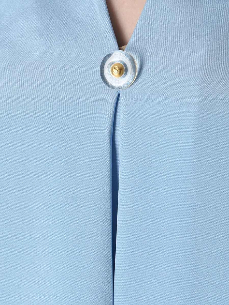 

Блуза из шелка, Голубой, K918C52 SYBU