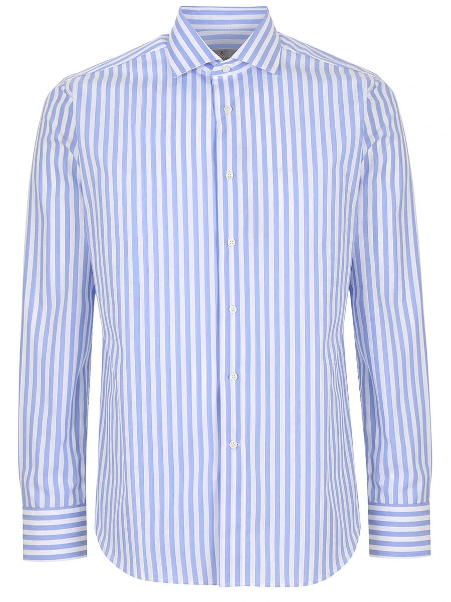Рубашка Regular Fit хлопковая CANALI GD02818/401/7C3 MF, размер 54, цвет белый GD02818/401/7C3 MF - фото 1