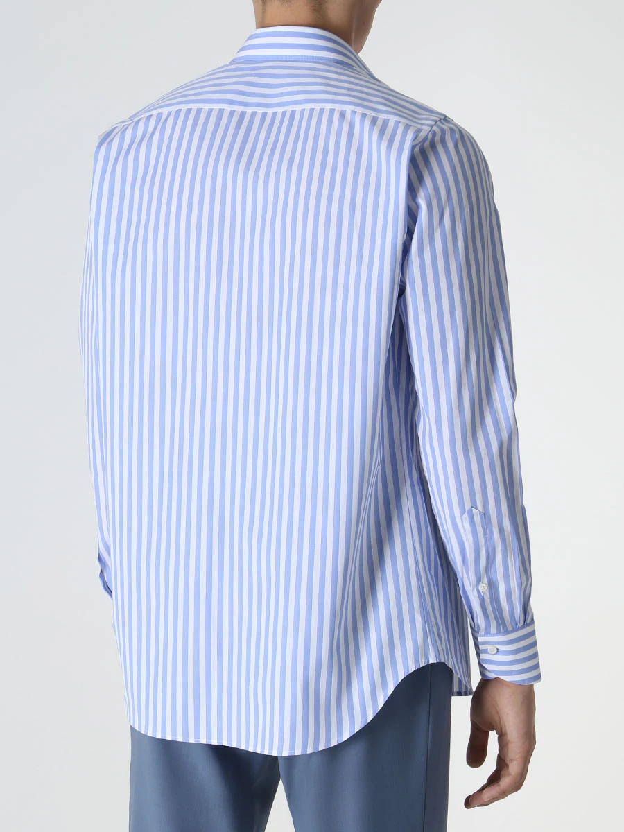 Рубашка Regular Fit хлопковая CANALI GD02818/401/7C3 MF, размер 54, цвет белый GD02818/401/7C3 MF - фото 3