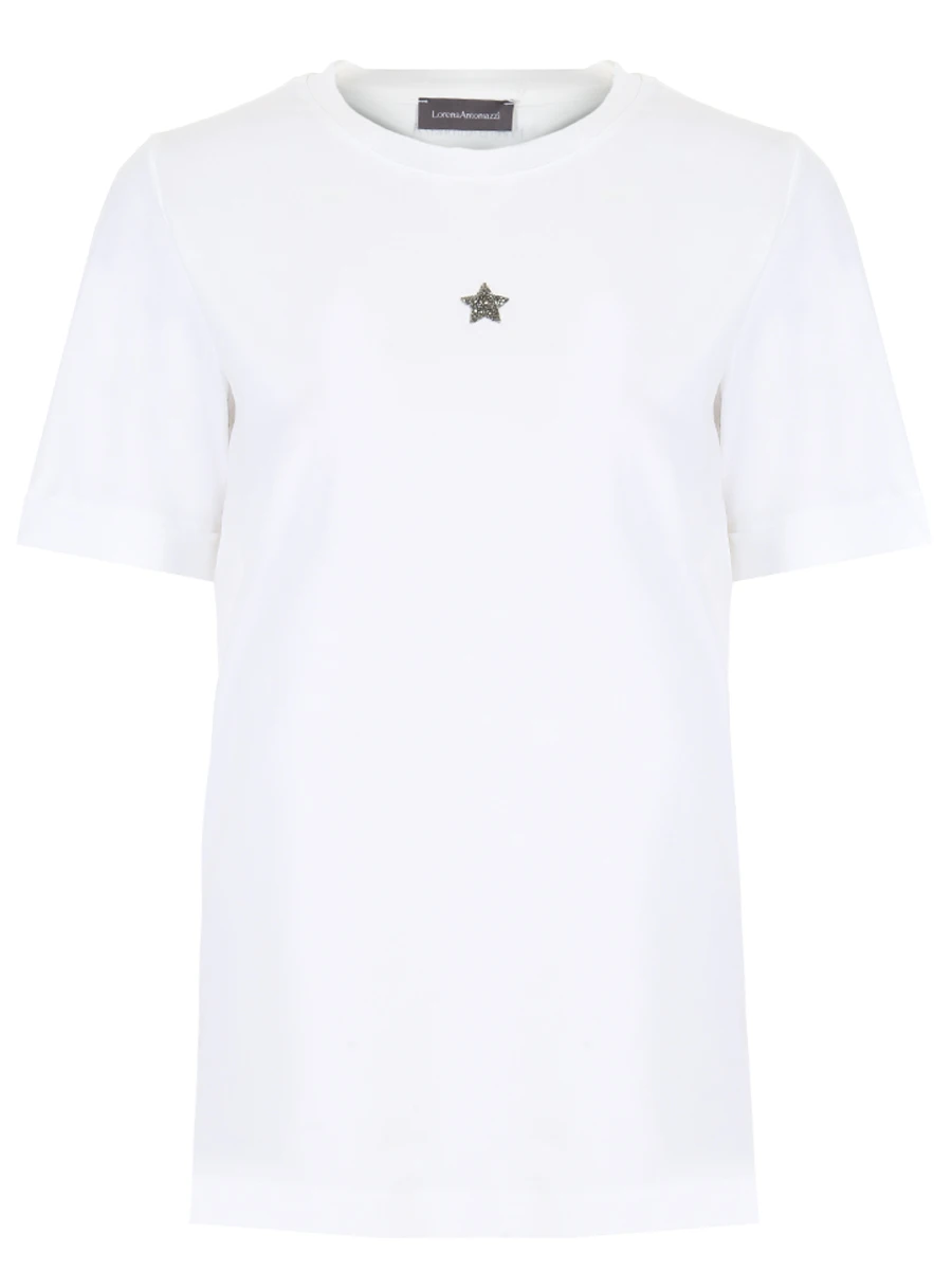 

Футболка хлопковая, Белый, TS24A/9999 1111