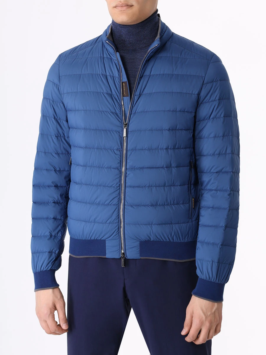 

Пуховик стеганый, Синий, MOUGI100063-TEPA028 STRAUSS INDIGO