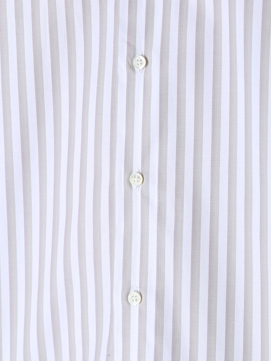 Рубашка Regular Fit хлопковая CANALI GD02818/701/7C3 MF, размер 50, цвет белый GD02818/701/7C3 MF - фото 5