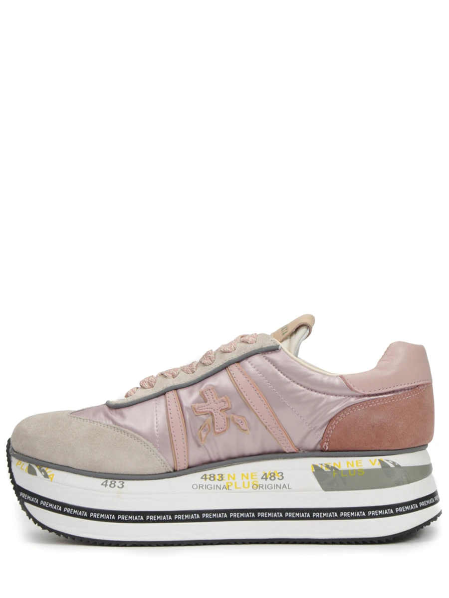 

Кроссовки комбинированные Beth, Бежевый, beth var 6499