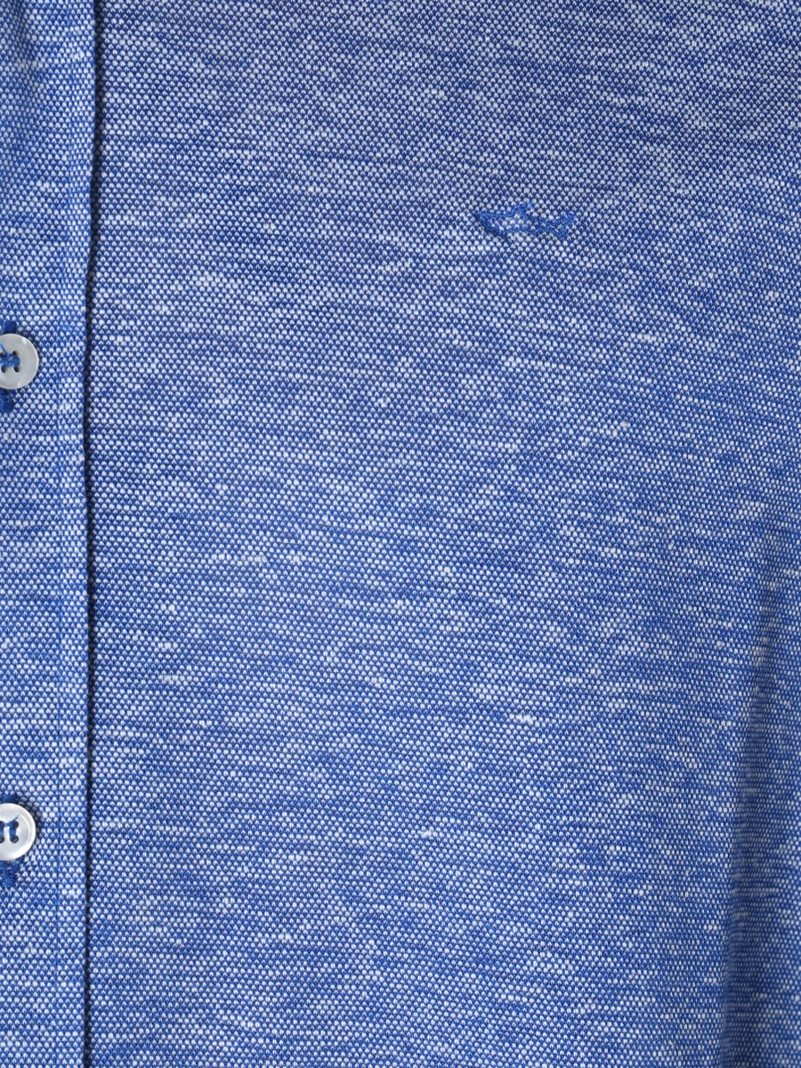 Рубашка Regular Fit из хлопка и льна PAUL & SHARK 23413156/123, размер 52, цвет голубой 23413156/123 - фото 5