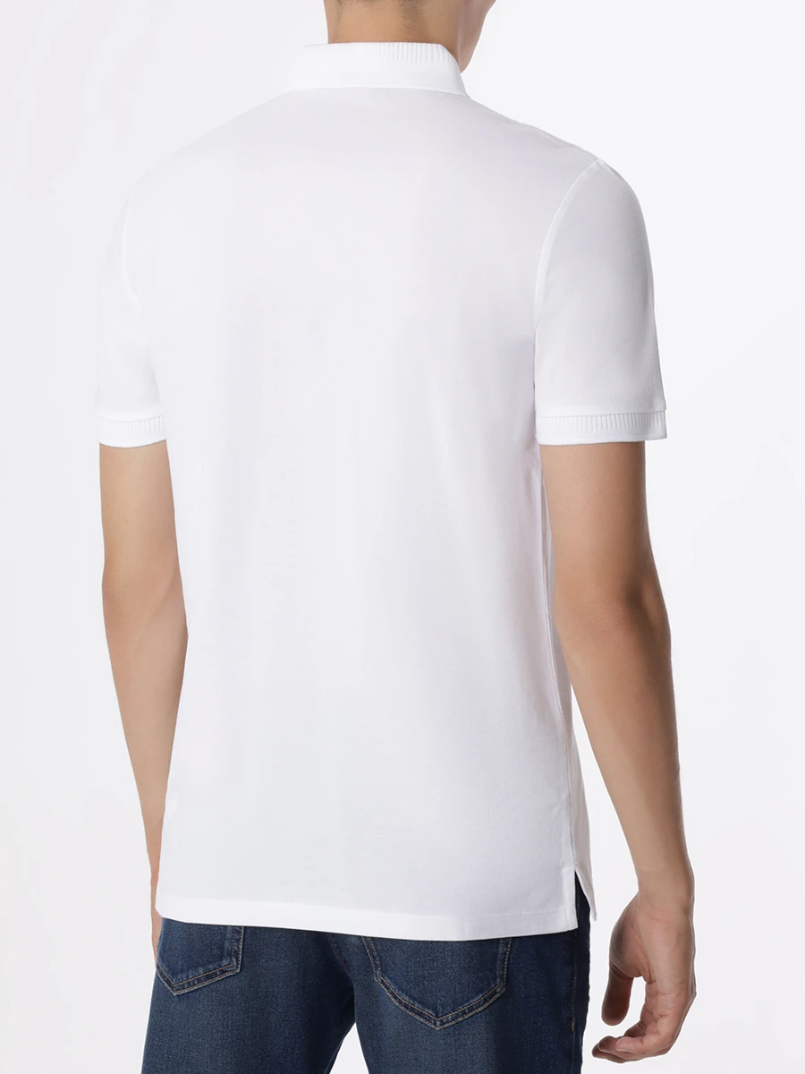 

Поло Slim Fit хлопковое, Белый, 50490775/100