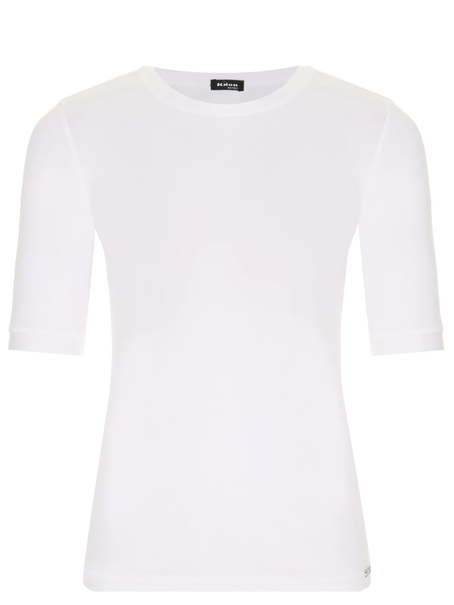 Футболка хлопковая KITON D55425 H0805101 Белый 
