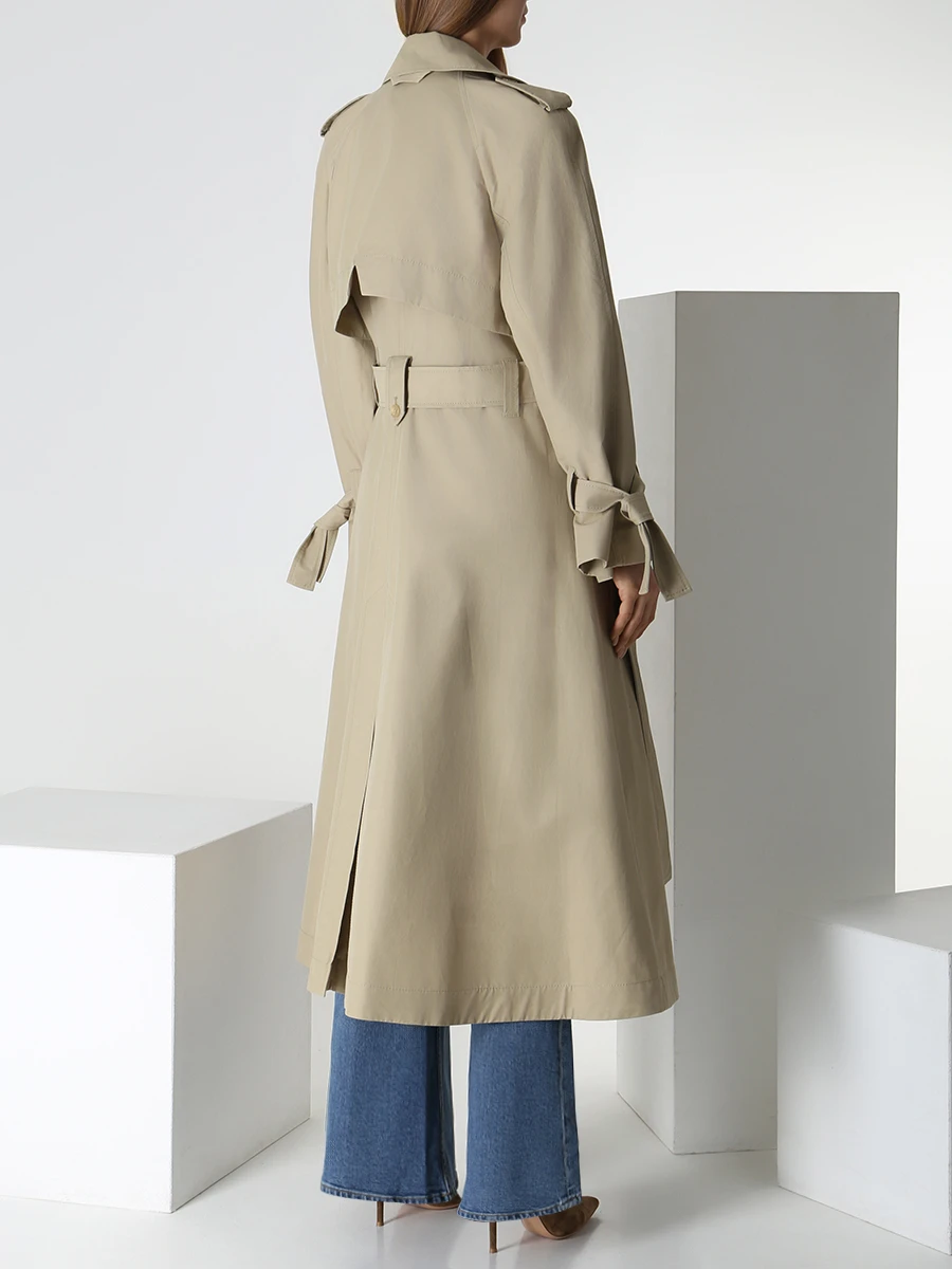 

Плащ хлопковый, Бежевый, 046001 754