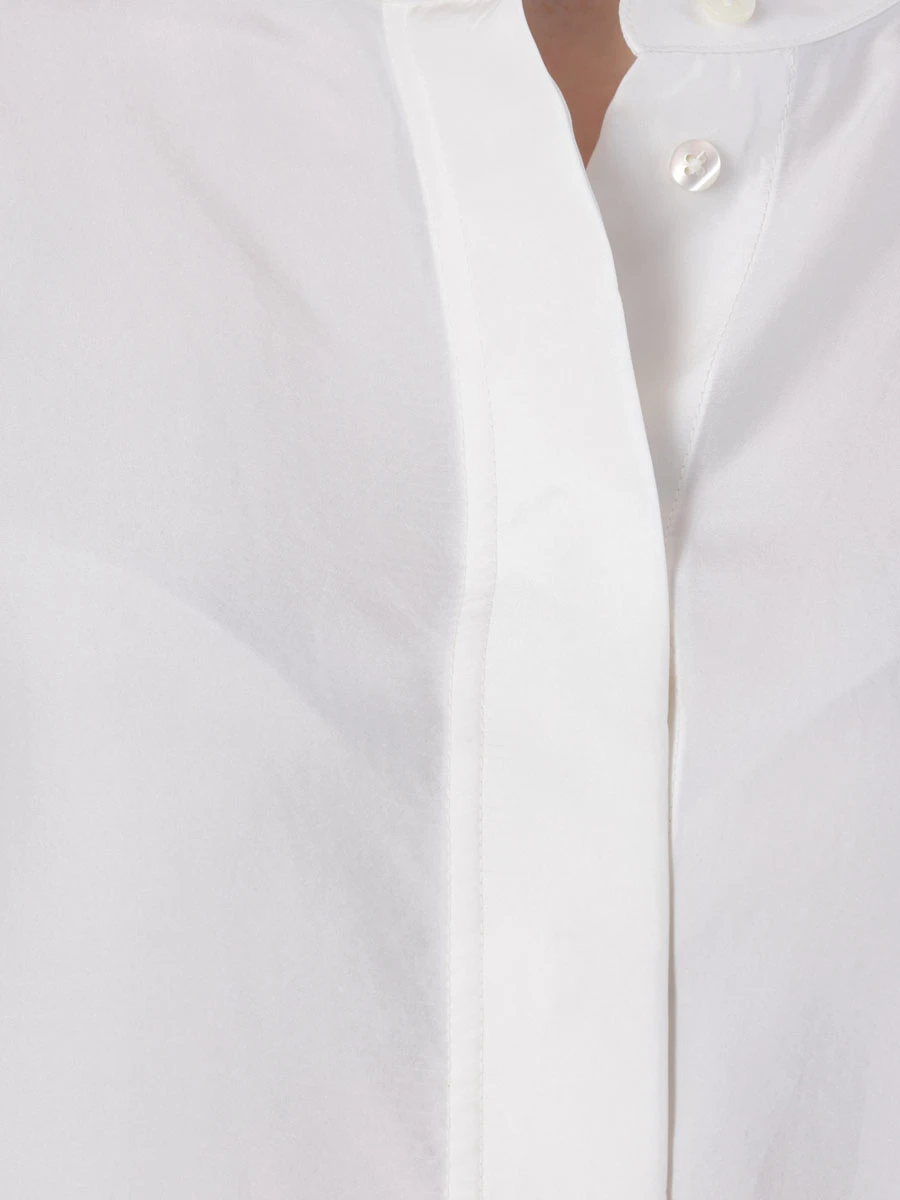 Рубашка шелковая DOROTHEE SCHUMACHER 249116 110, размер 48, цвет белый - фото 5