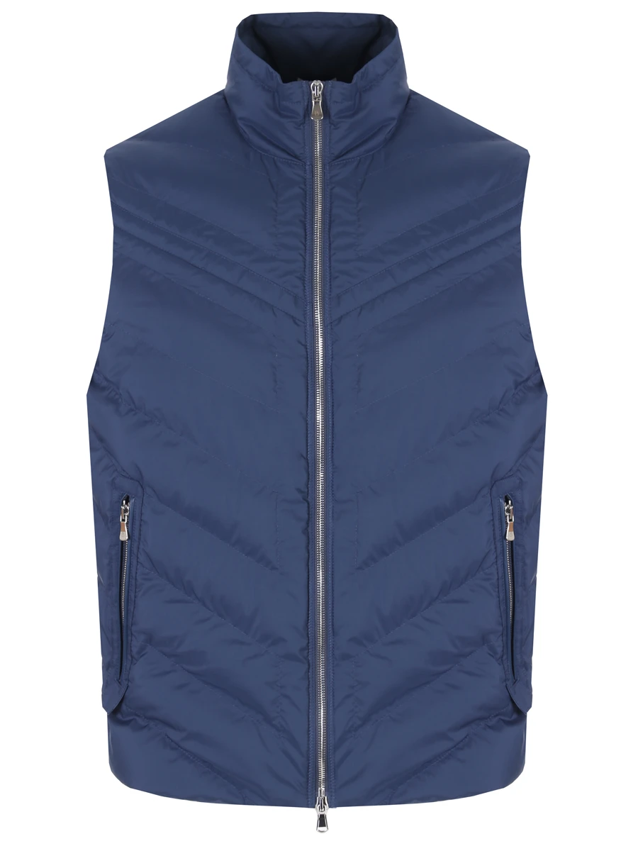 Жилет стеганый пуховый BILANCIONI 518620 5CG620 400 Синий 