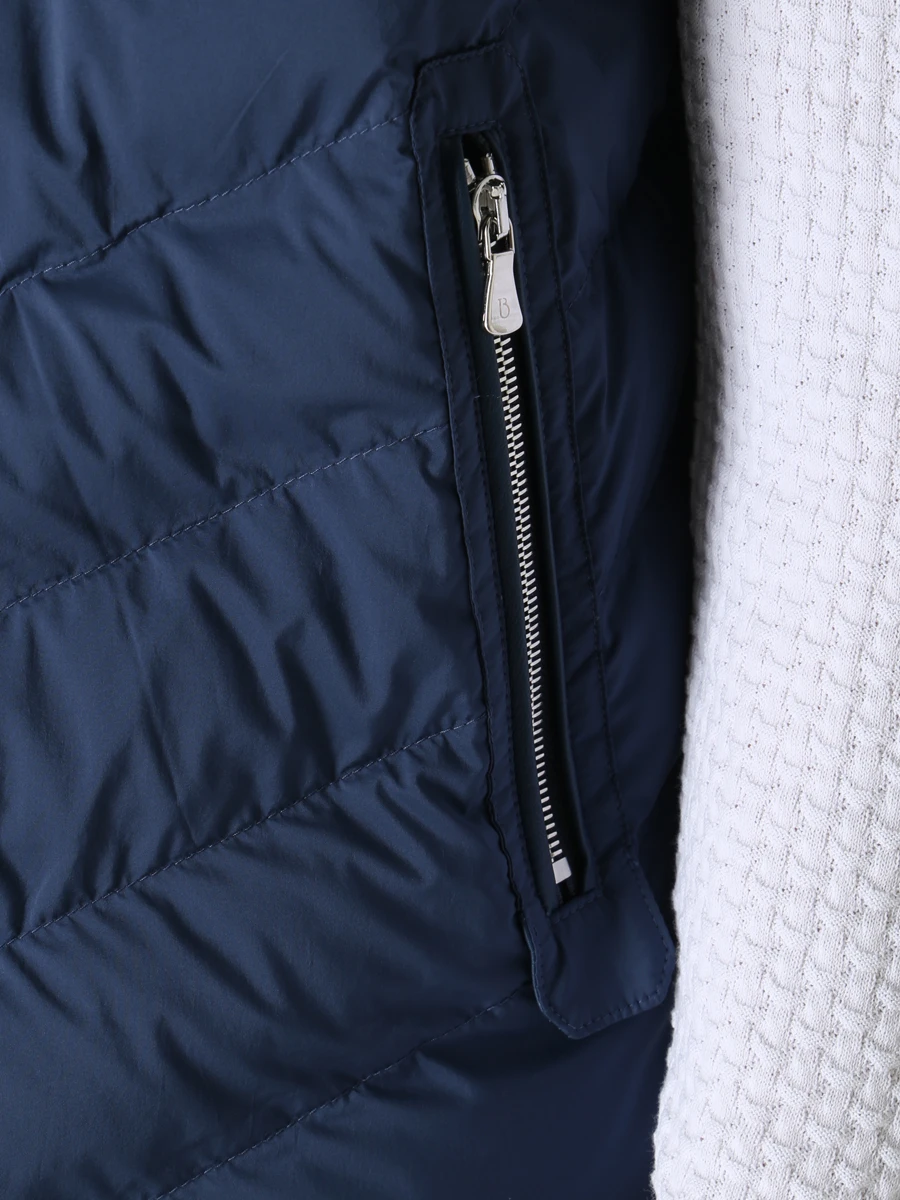 Жилет стеганый пуховый BILANCIONI 518620 5CG620 400 Синий  Фото 5