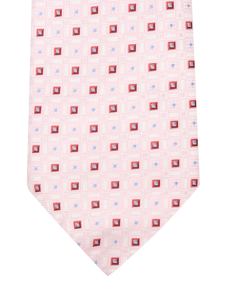 Галстук шелковый CANALI 001000 Розовый Розовый  Фото 3