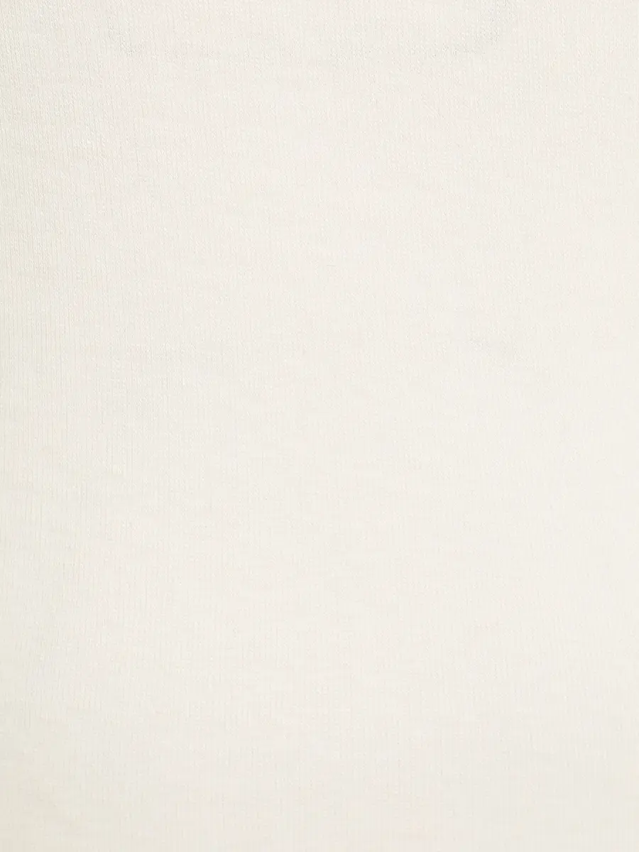 Майка из шерсти и кашемира HAIDER ACKERMANN 113-2408-522-097/белый Белый  Фото 3