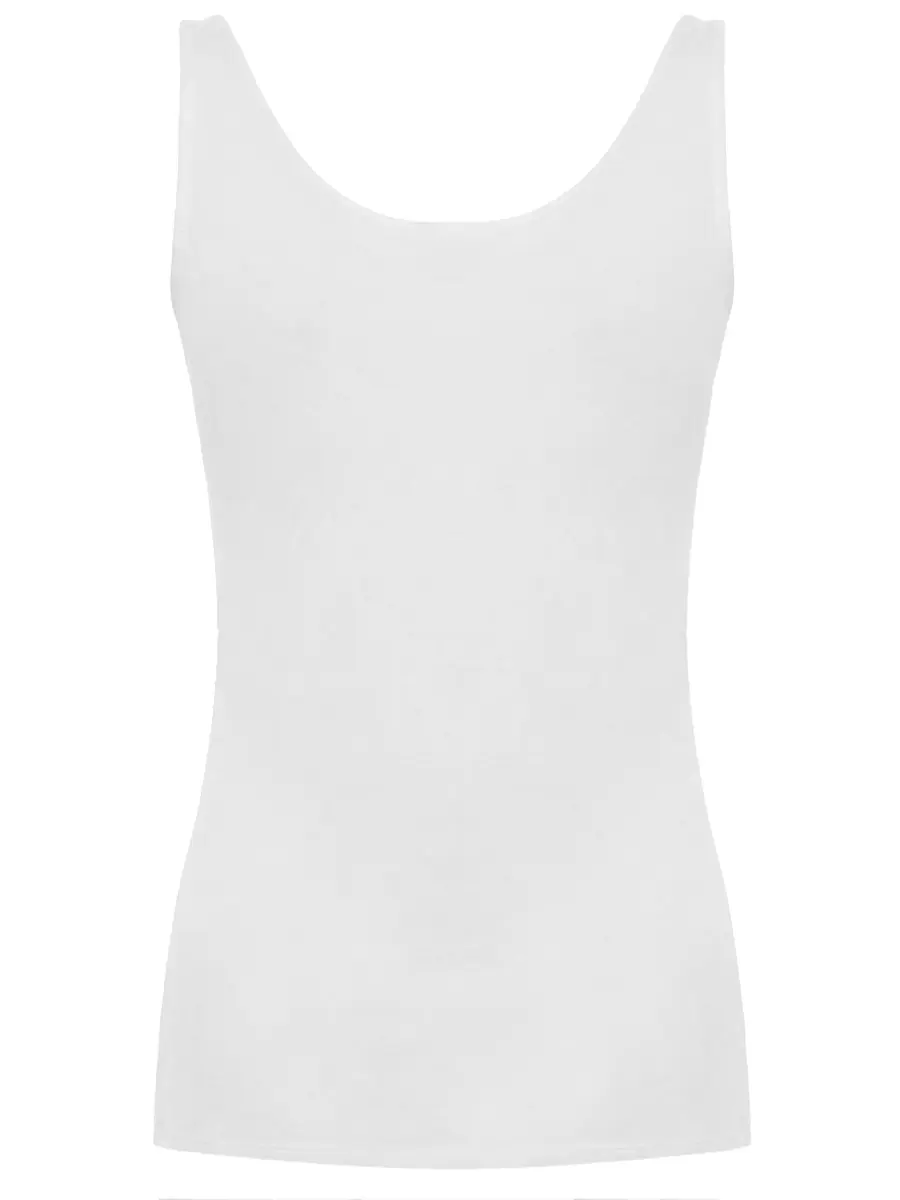 Майка хлопковая DOROTHEE SCHUMACHER 123701-звезда/серый Белый  Фото 2