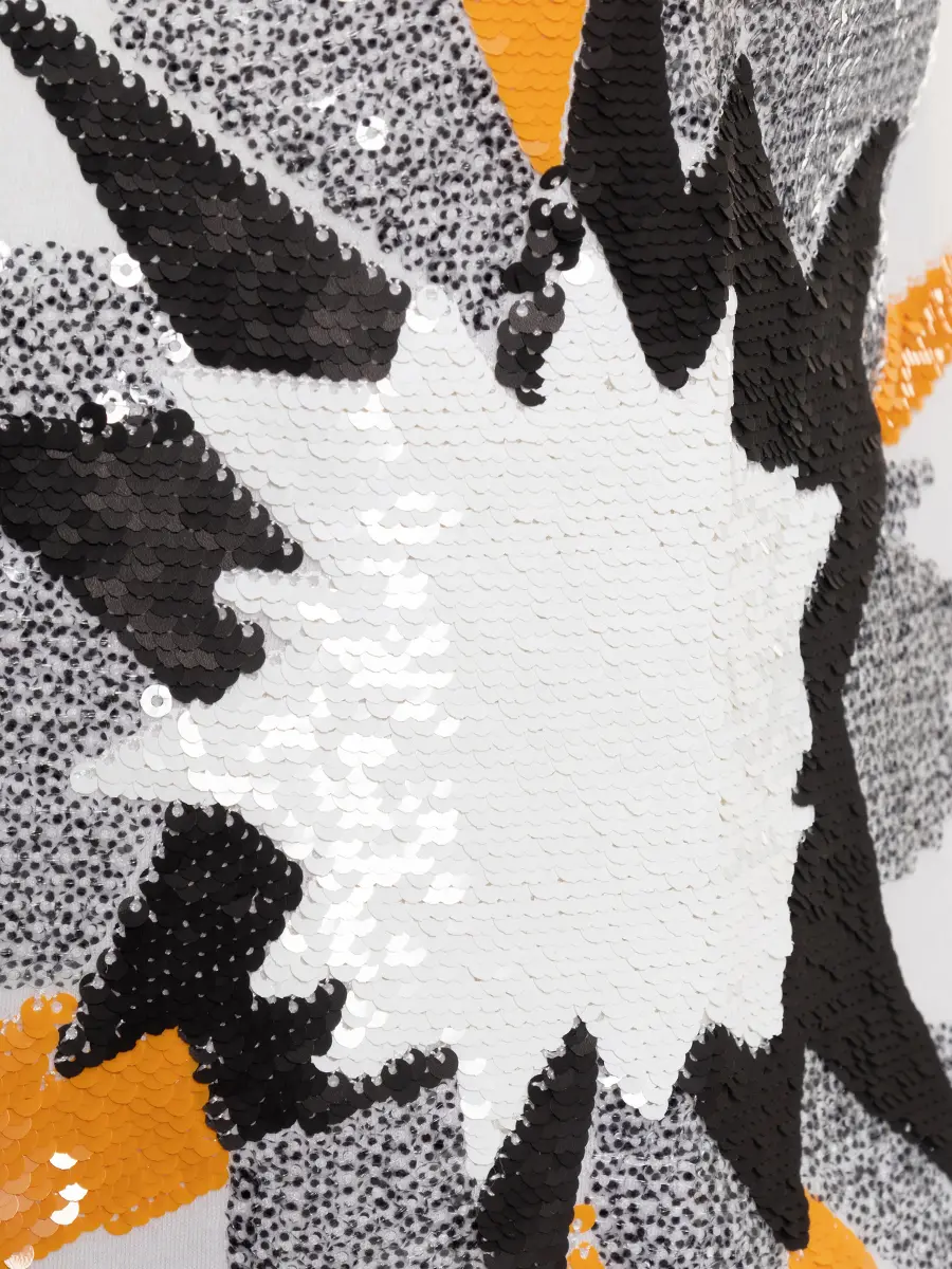 Майка хлопковая DOROTHEE SCHUMACHER 123701-звезда/серый Белый  Фото 3