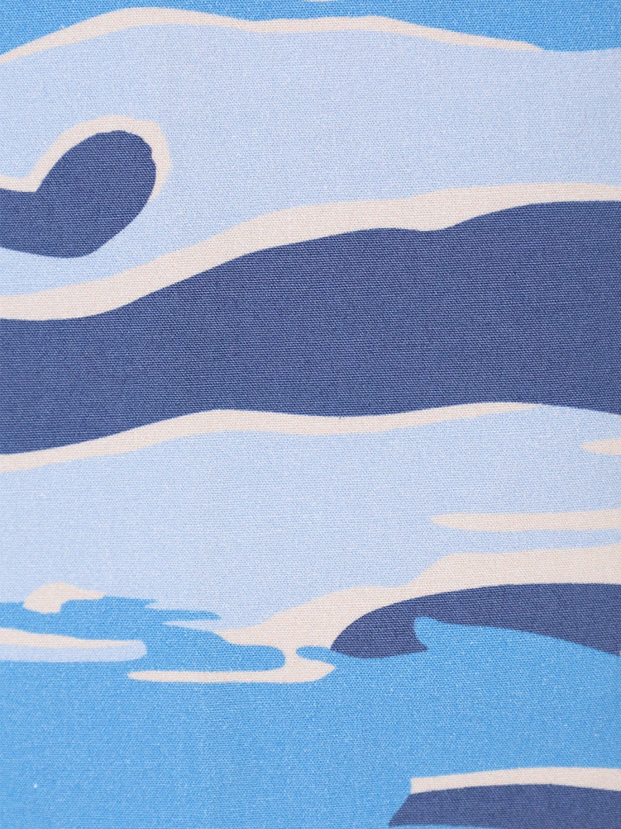 

Шорты хлопковые, Голубой, 136334057445/камуфляж голубой