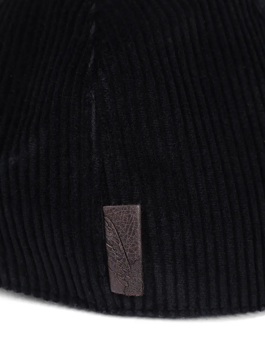 Кепка вельветовая BORSALINO 150485/16206 Черный  Фото 3