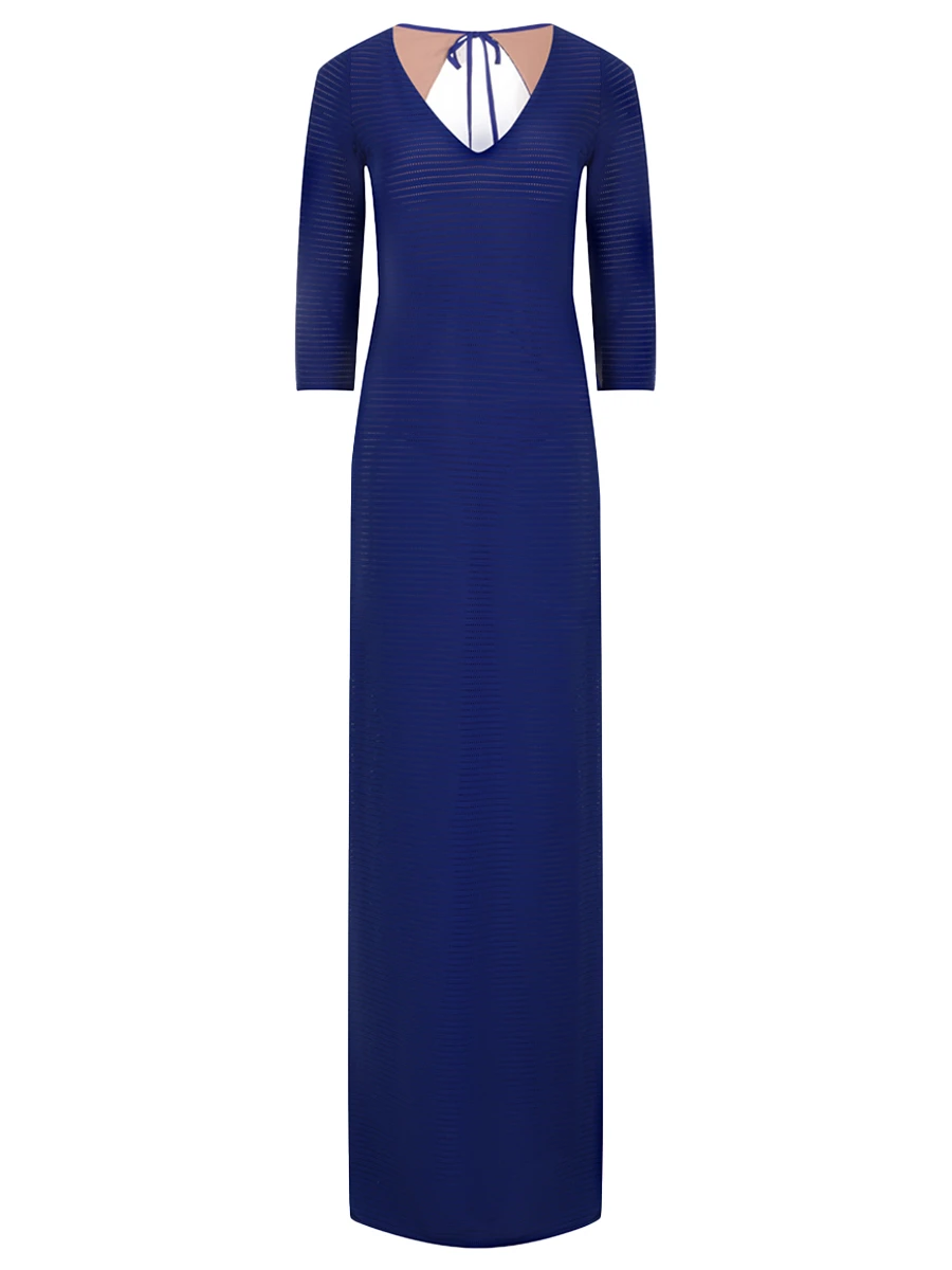 Платье однотонное FISICO 16EV16MT Синий, размер 40 - фото 1