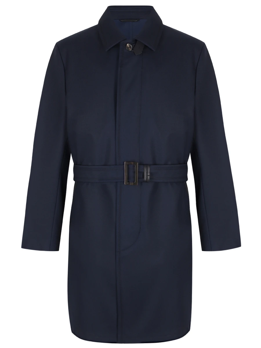 Тренч шерстяной BRIONI 20333 Синий 