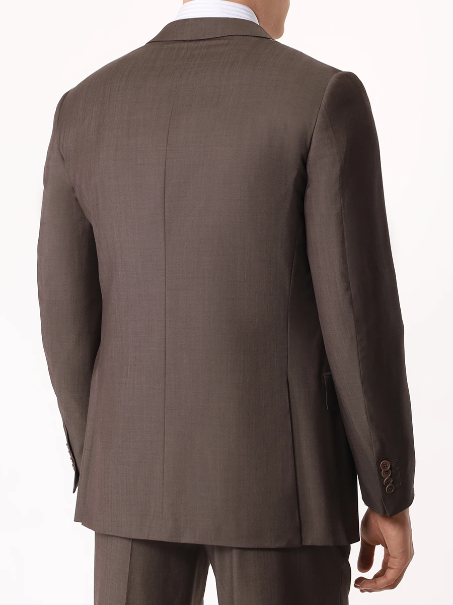 Костюм шерстяной ZEGNA 221225/929001 Коричневый  Фото 3