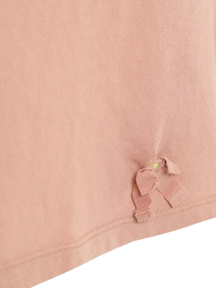 Футболка хлопковая DOROTHEE SCHUMACHER 223802/ пудра Розовый  Фото 3