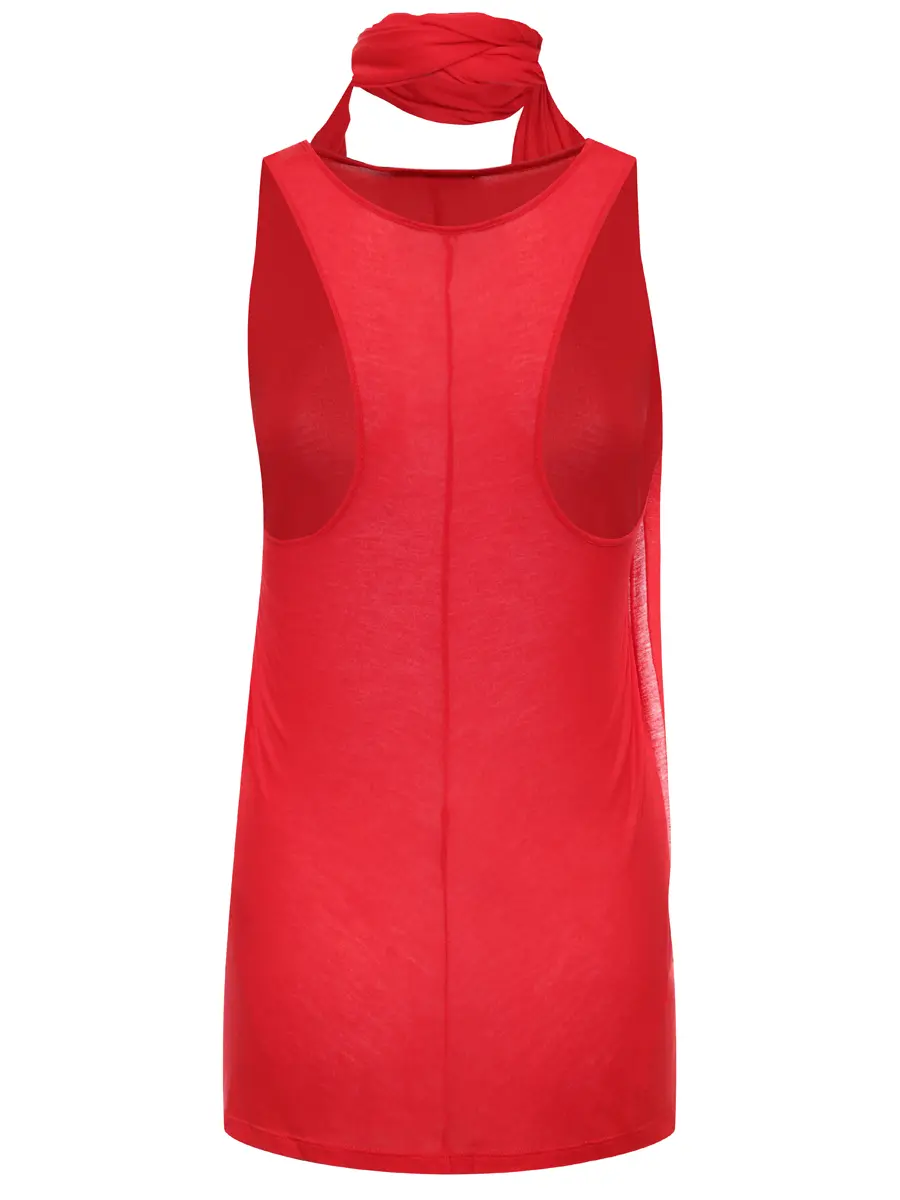 Топ из модала ALEXANDER MCQUEEN 256968/083/красный Красный  Фото 2