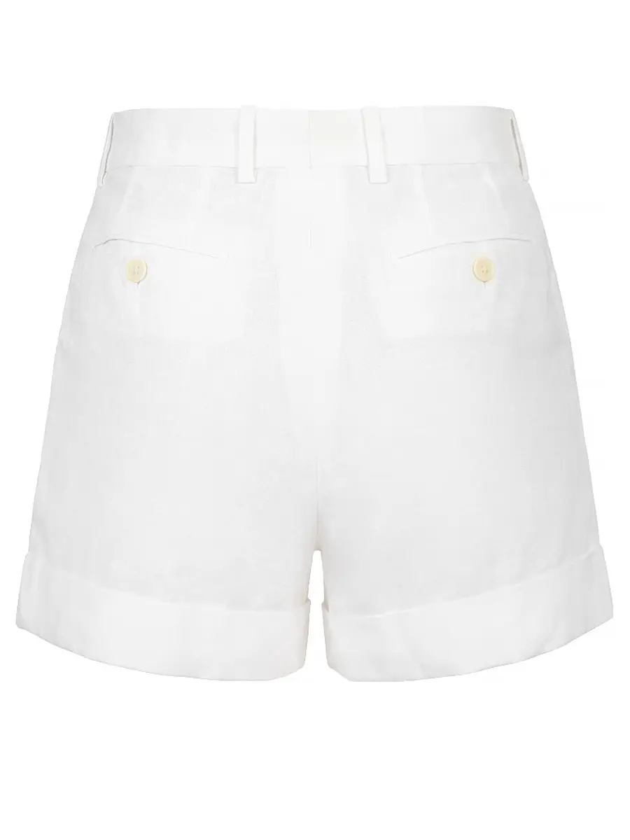 

Шорты льняные, Белый, 3984