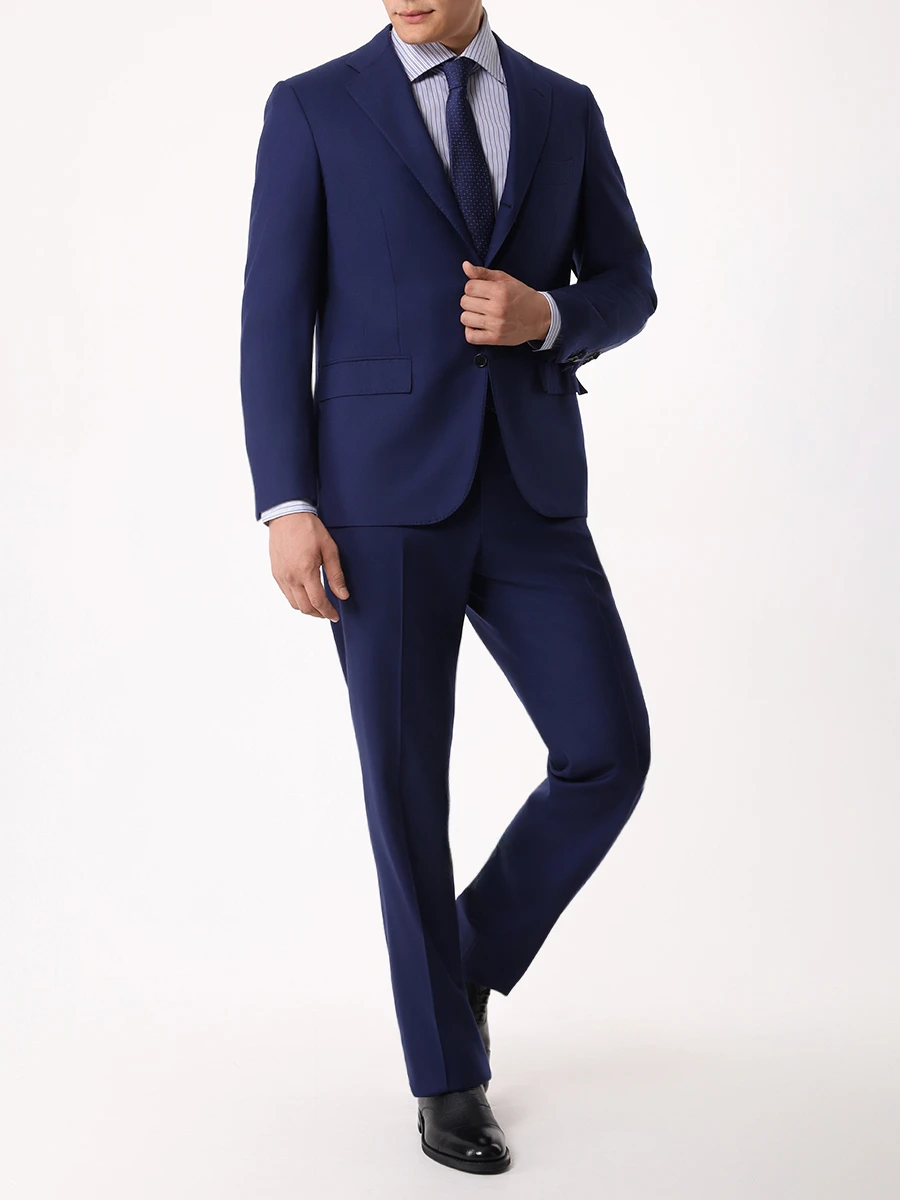 Рубашка Regular Fit хлопковая KITON 410402 Полоска  Фото 2