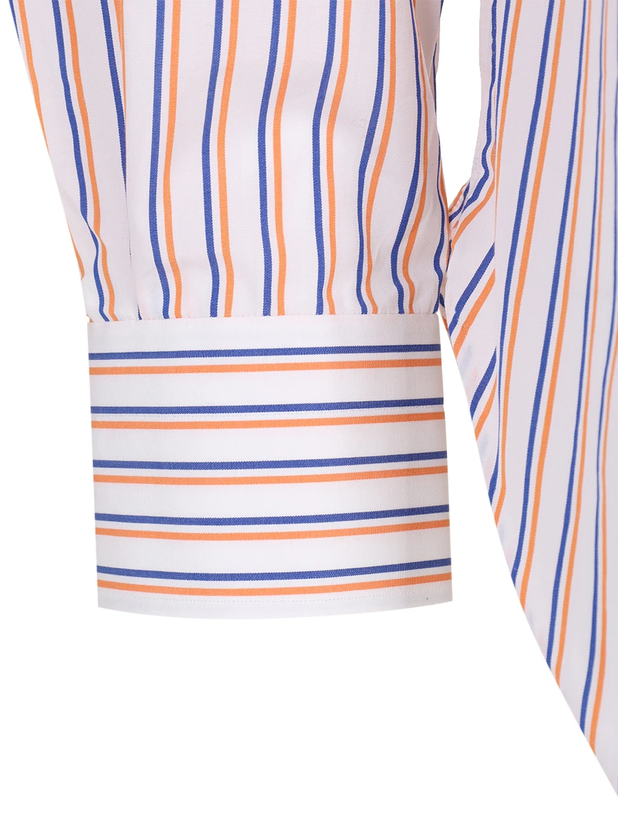 

Рубашка Regular Fit хлопковая, Полоска, 428008