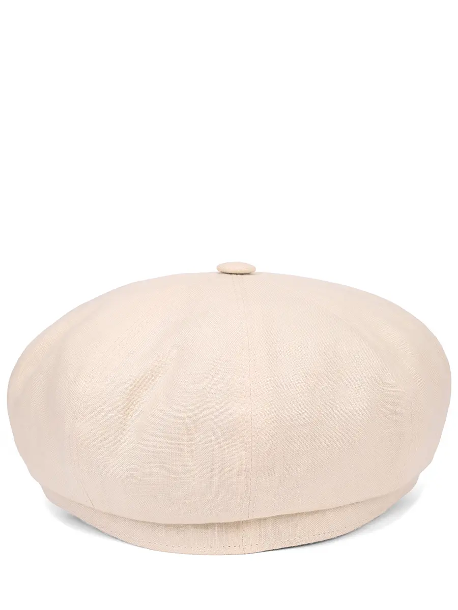Кепка льняная BORSALINO 45073/10035/бежевый Бежевый  Фото 2