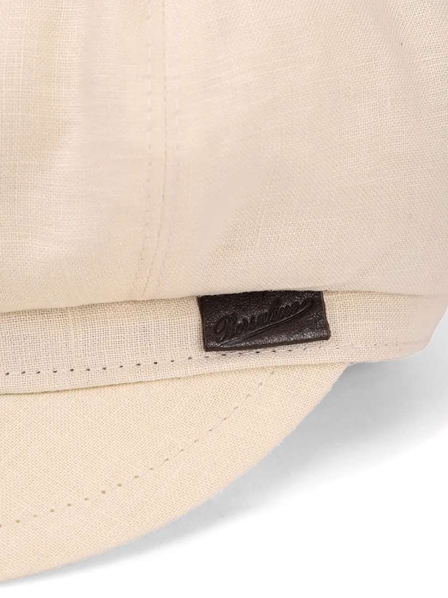 Кепка льняная BORSALINO 45073/10035/бежевый Бежевый  Фото 3