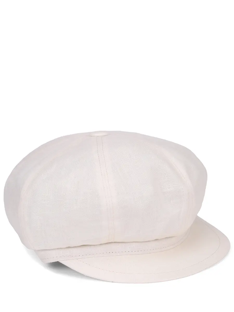 Кепка льняная BORSALINO 45073/18370/белый Белый 