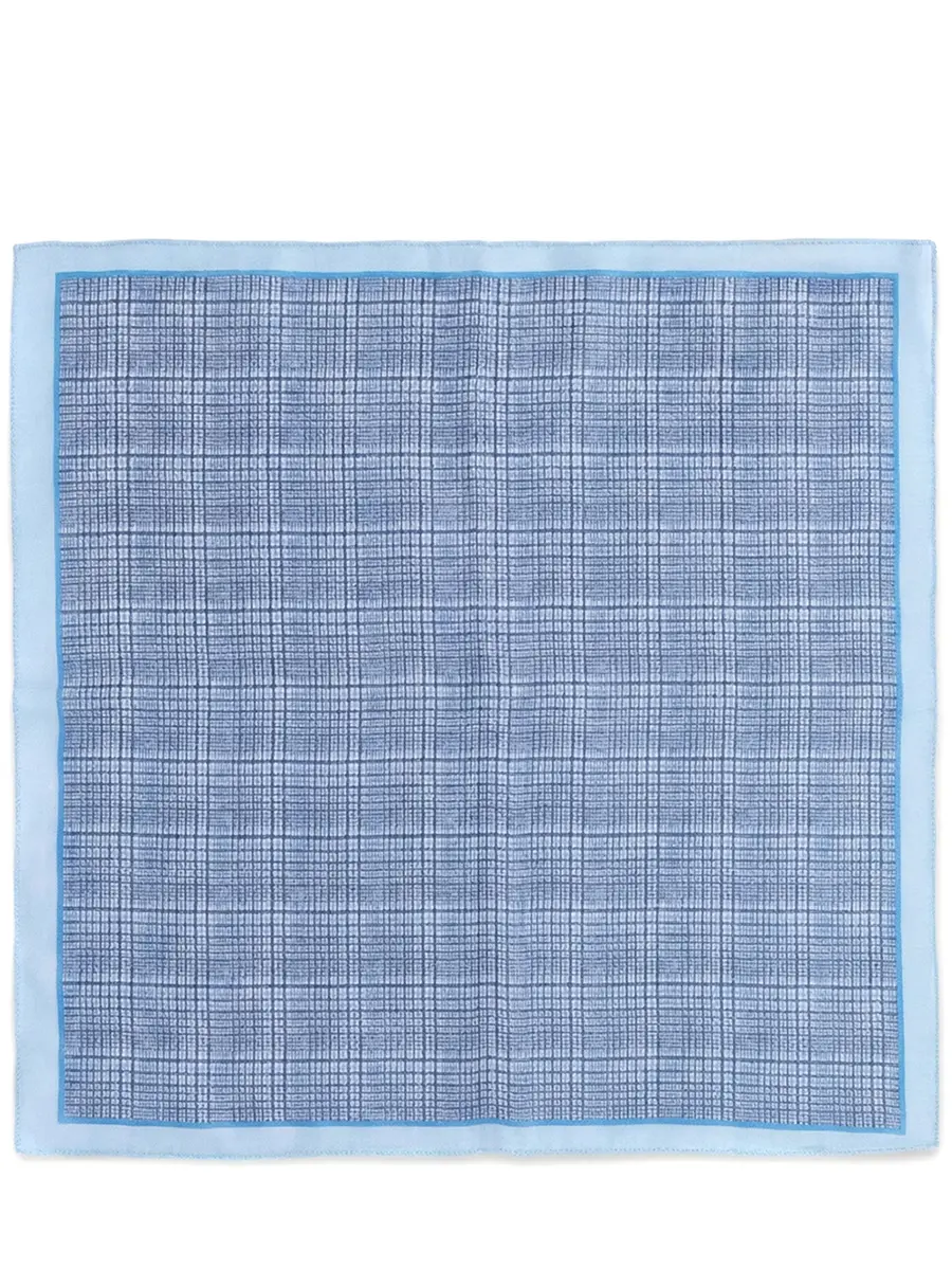 

Платок из хлопка и льна, Голубой, 50262554/456